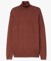 Pull à col roulé en maille fine homme